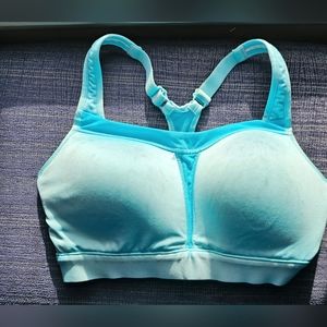 C9 by Champion Light blue 34D racerback sports bra, baby blue, Activewear